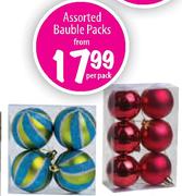Assorted Bauble Packs-Per Pack
