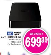 Western Digital 2.5" 1TB Hard Drive
