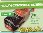 Sasko Low GI True Whole Wheat Brown Bread-800g