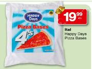 Ital Happy Days Pizza Bases - 4's