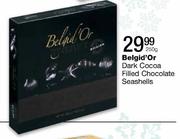 Belgid' Or Dark Cocoa Filled Chocolate Seashells-250g