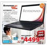Lenovo Notebook G580