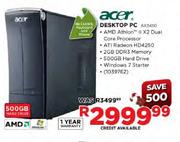 Acer Desktop PC AX3450