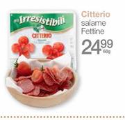 Citterio Salame Fettine-60g