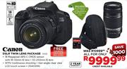Canon DSLR Twin Lens package(650D)