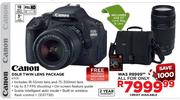 Canon DSLR Twin Lens package(600D)