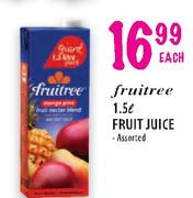 Fruitree Fruit Juice-1.5Ltr Each