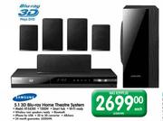 Samsung 5.1 3D Blu-ray Home Thatre System (HT-E4500) - 1000W Each