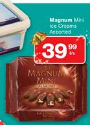 Magnum Mini Ice Creams Assorted-6's
