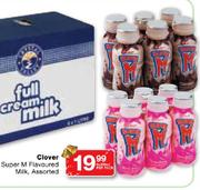 Clover Super M Flavoured Milk Assorted-6x200ml Per Pack