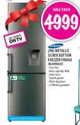 Samsung Metallic Silver Bottom Freezer Fridge-298ltr
