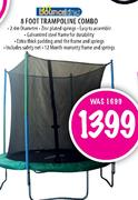 Bounceking 8 Foot Trampoline Combo