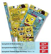 Spongebob A4 Book Jackets-5's