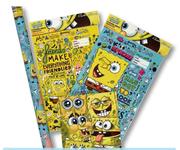 Spongebob Themed Single Roll Wrap-70cmx1m
