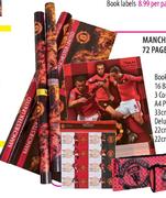Manchester United Book Cover Wrap