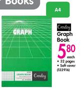 Croxley A4 Graph Book-Each