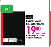 Croxley A4 Hard Cover Counter Book(2 Quire)-Per 2 Pack