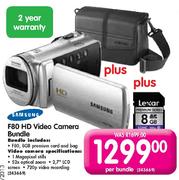 Samsung F80 HD Video Camera Bundle