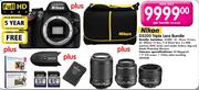 Nikon D3200 Triple Lens Bundle