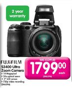 Fujifilm S3400 Ultra Zoom Camera