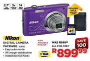 Nikon Digital Camera Package-S2600