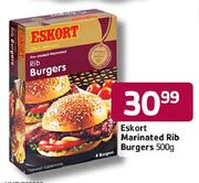 Eskort Marinated Rib Burgers-500g Each