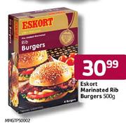 Eskort Marinated Rib Burgers-500g