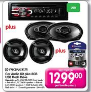 Pioneer Car Audio Kit Plus 8GB USB Flash Drive Bundle