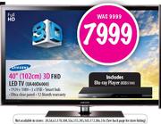 Samsung 40" (102cm) 3D FHD LED TV (UA40D6000) 