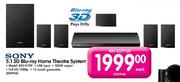 Sony 5.1 3D Blu-Ray Home Theatre System(BDV-E190)