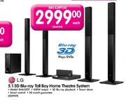 LG 5.1 3D Blu-Ray Tall Boy Home Theatre System(BH652OT)