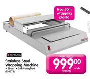 Anvil Stainless Steel Wrapping Machine-Each + Free 50m Wrapping Plastic