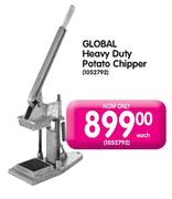 Global Heavy Duty Potato Chipper-Each