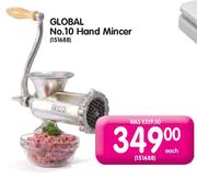 Global No.10 Hand Mincer-Each