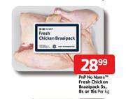 PnP No Name Fresh Chicken Braaipack-5's, 8's Or 16's Per Kg