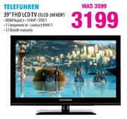 Telefunken 39" FHD LCD TV(TLCD-39FHDP)