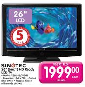 Sinotec HD Ready LCD TV-26" (66cm)