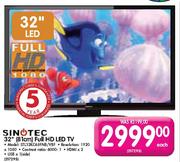 Sinotec FHD LED TV-32" (81cm)