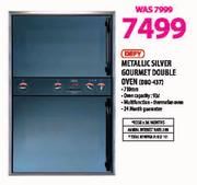 Defy Metallic Silver Gourmet Double Oven-710mm(DBO-437)