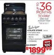 4 Plate Stove-Each