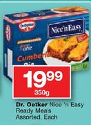 Dr. Oetker Nice'n Easy Ready Meals Assorted-350g Each
