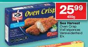 Sea Harvest Oven Crisp Visfiletporsies Verskeidenheid-400g Elk