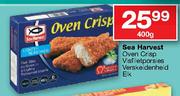 Sea Harvest Oven Crisp Visfiletporsies Verskeidenheid-400g Elk