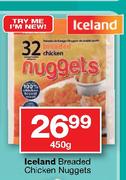Iceland Breaded Chicken Nuggets-450g
