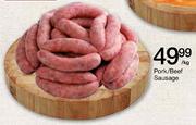 Pork/Beef Sausages-Per Kg