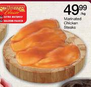 Marinated Chicken Steaks-Per Kg