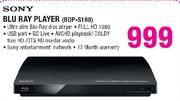 Sony Blu Ray Player(BDP-S190)