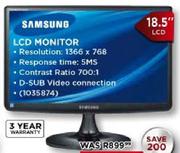 Samsung LCD Monitor-18.5"
