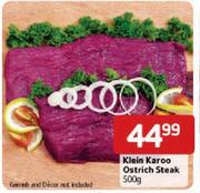 Klein Karoo Ostrich Steak-500gm