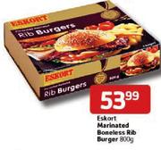 Eskort Marinated Boneless Rib Burger-800g